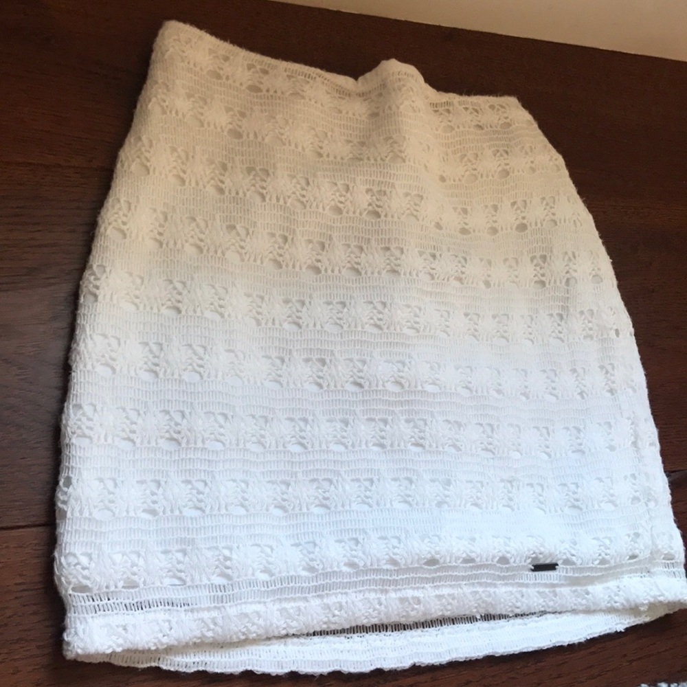 Bodycon lace skirt